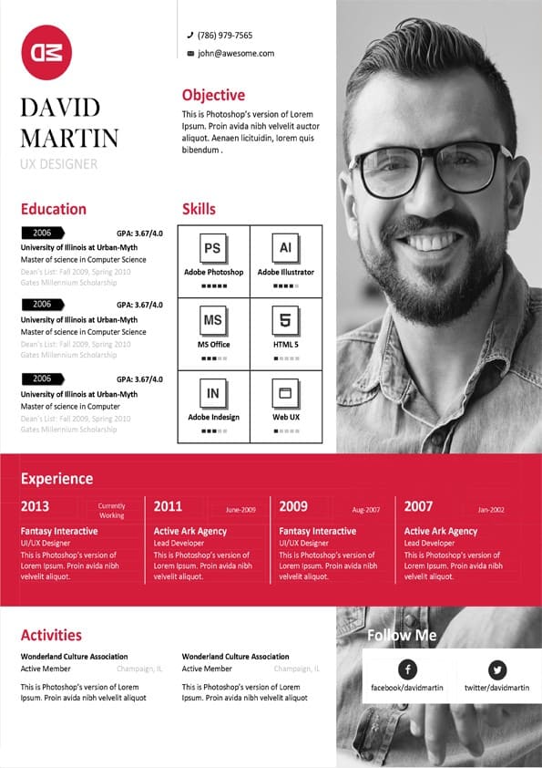 Clean Business Resume Template