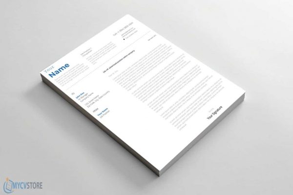 Infographic Style Cover Letter