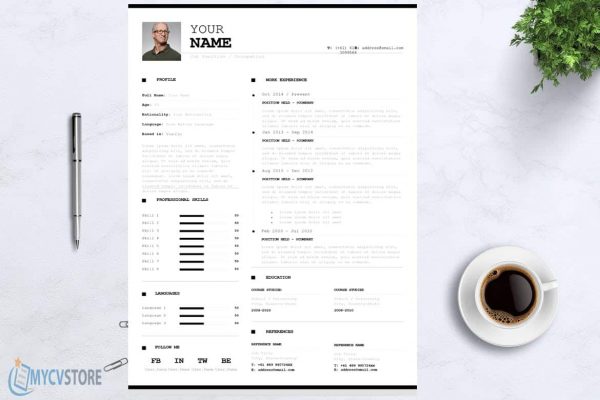 Infographic Resume/CV Template