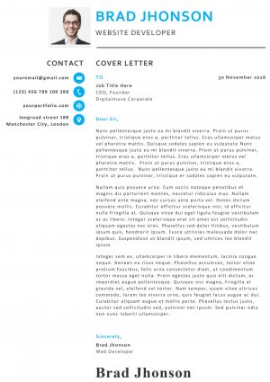 Creative Professional cover letter