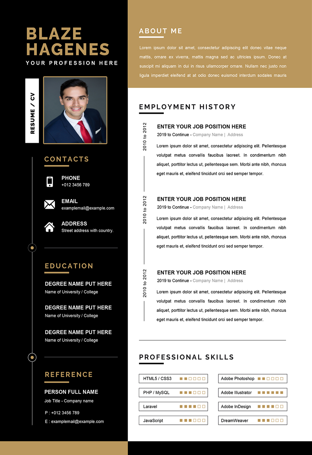 Clean Agricultural Resume Template - Resume Example to Download