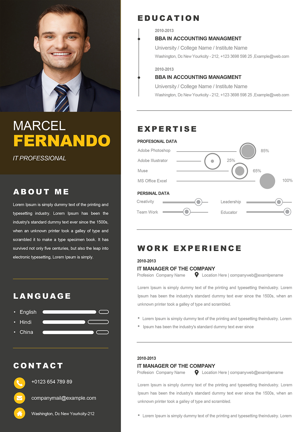 programmer resume template word free download
