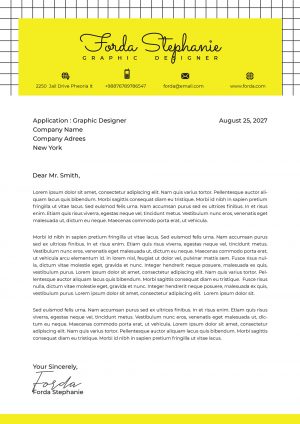 Customizable Cover Letter Example