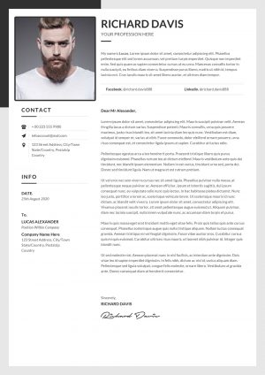 English Cover Letter Template