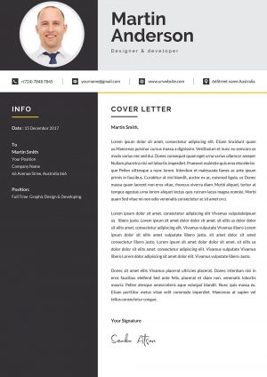 Modern Cover Letter Design