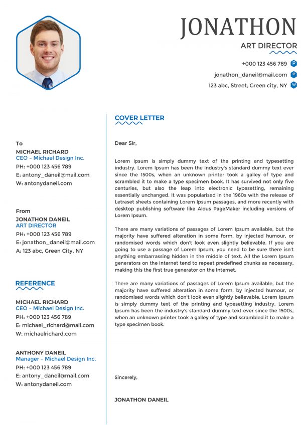 Optimized Cover Letter Template