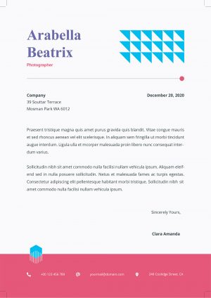 Word Cover Letter Example