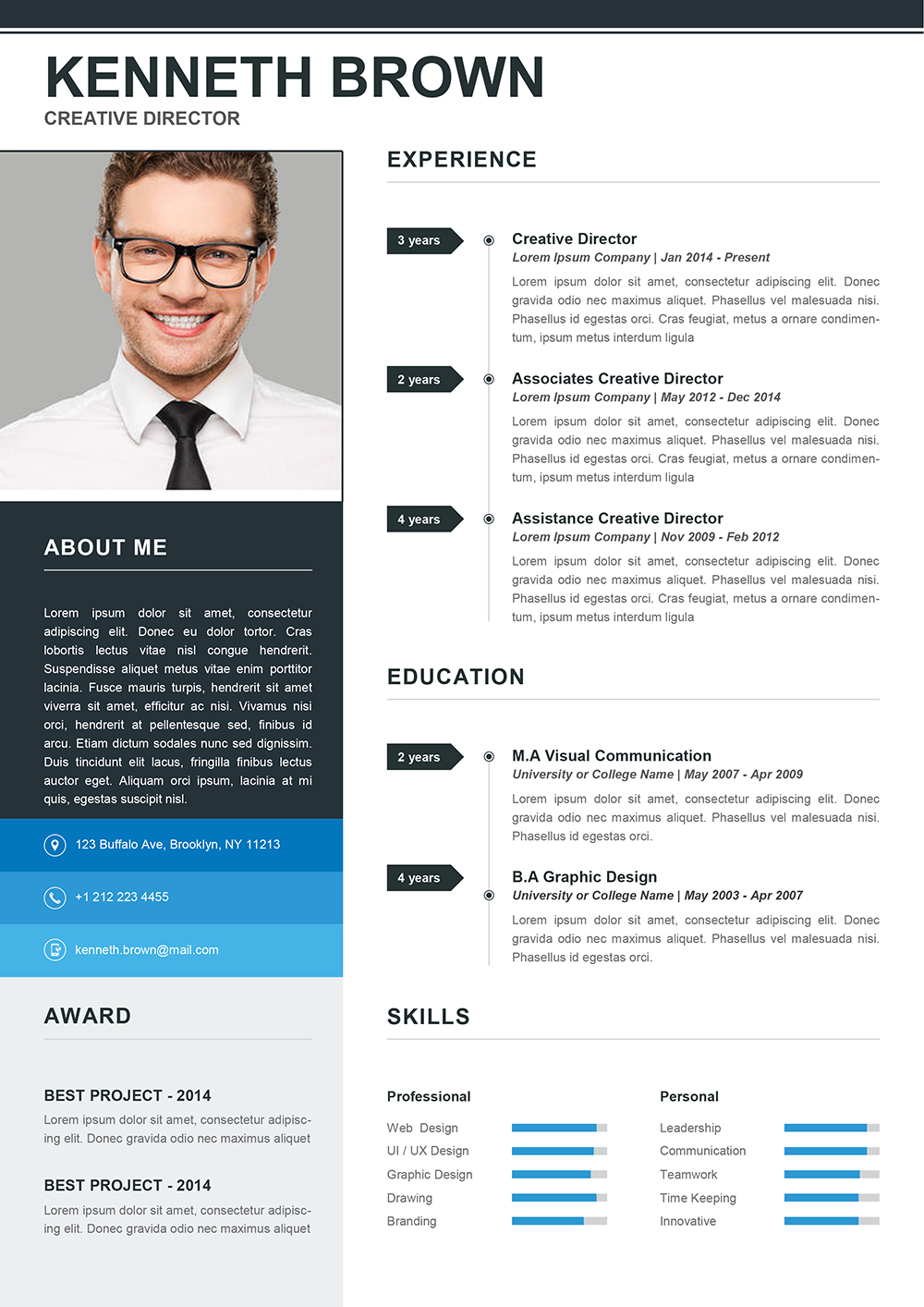 how to make a cool resume on word
