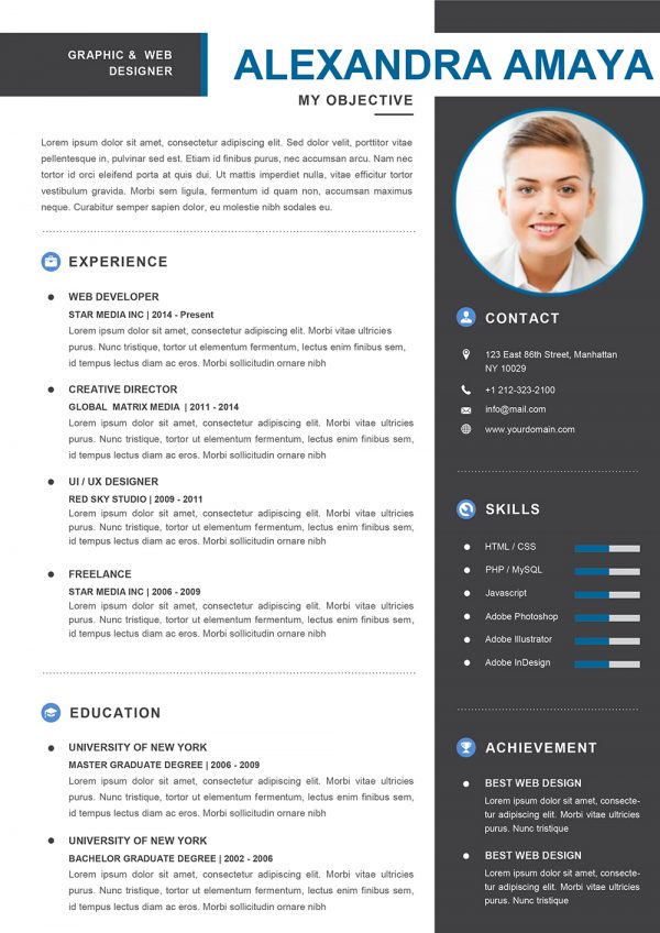 Resume Examples for a First Job