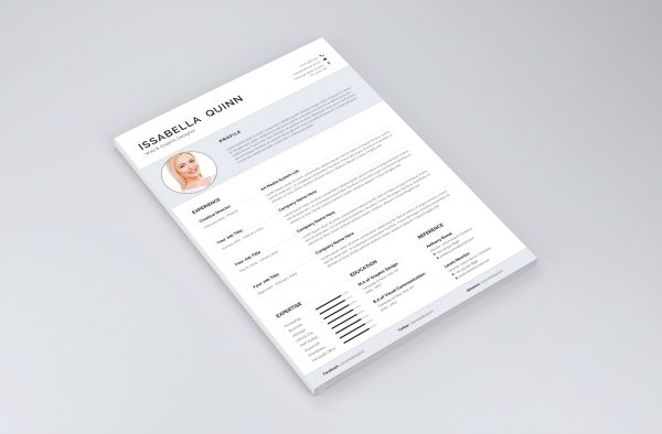 Cleaner CV template