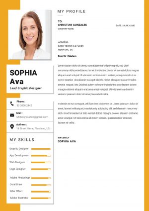 Modern Professional Cover Letter Template