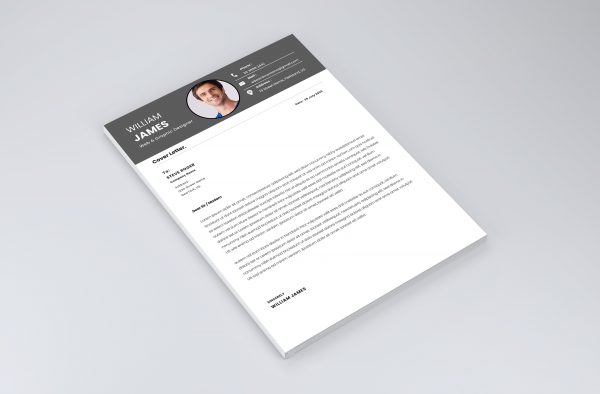 Professional Clean Cover Letter Template