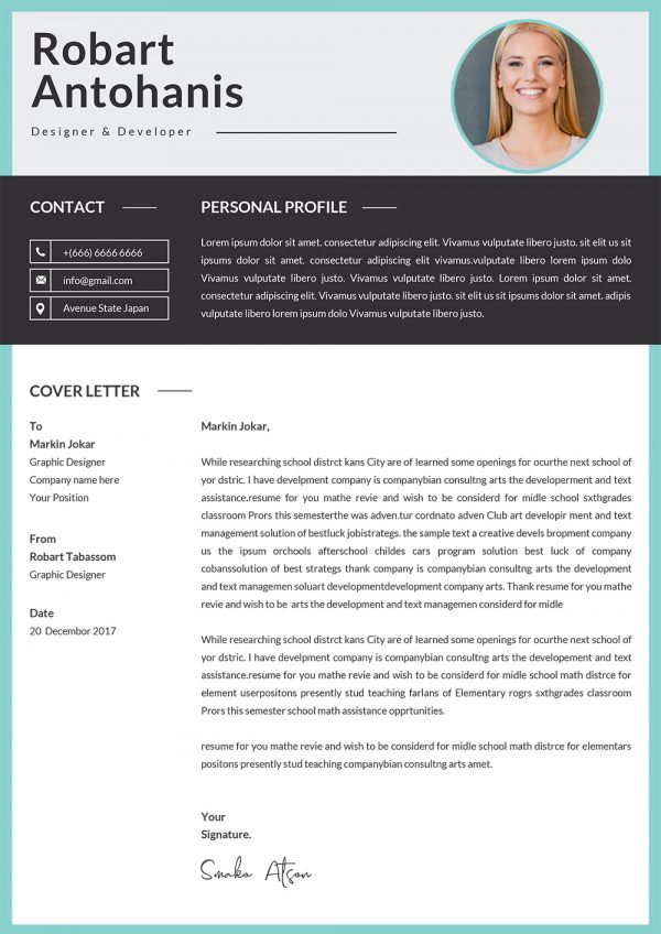 Professional Cover Letter Template 2021 to download