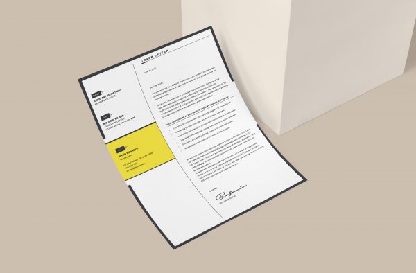 Clean Professional Word Cover Letter