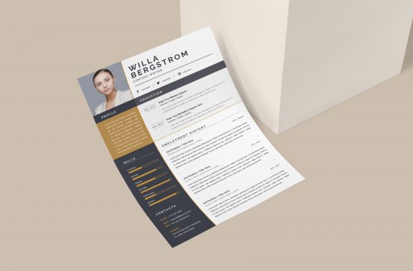 Minimalist Resume CV Template