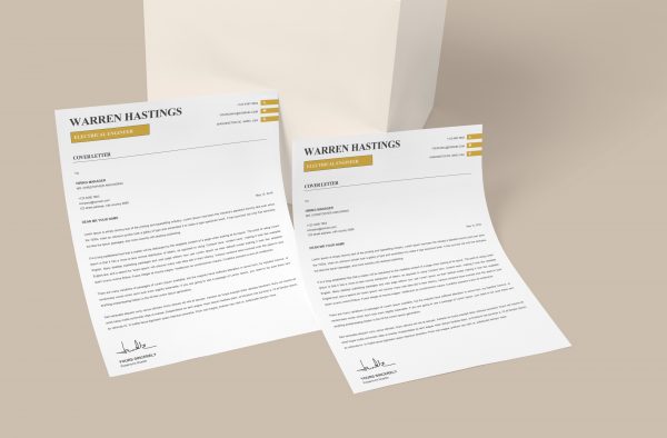 Modern Creative Cover Letter Template